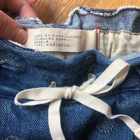 Marc by Marc Jacobs Bijou Blue Dot Skirt Size Medium - Picture 4 of 10